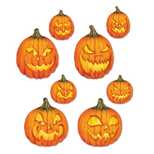 [01026] Scary J-O-L Cutouts, 35cm