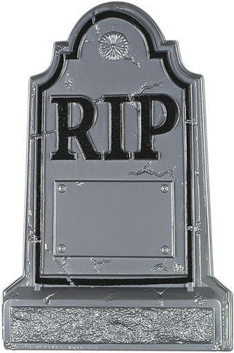 [01041] Plastic Tombstone, 53cm
