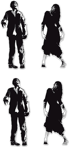 [01248] Zombie Silhouettes, 92cm