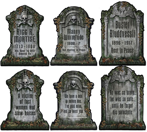 [01516] Tombstone Cutouts, 40cm