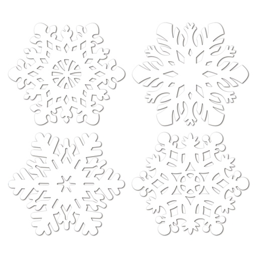 [22933] Snowflake Cutouts, 35cm