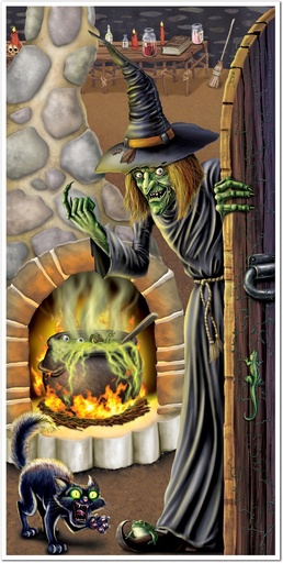 [00023] Witch's Brew Door Cover, 1.5m