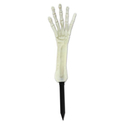 [00323] Nite-Glo Skeleton Hand Yard Stake, 43cm