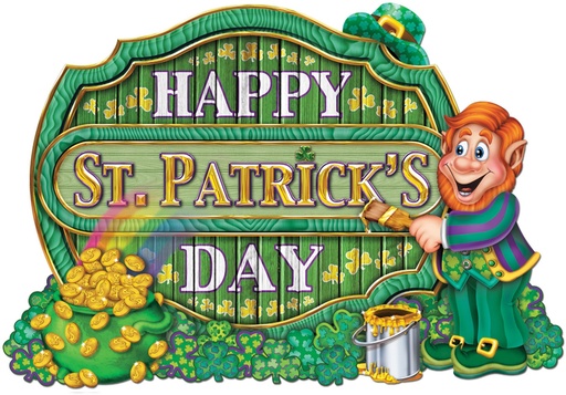 [33397-P] St. Patrick's Sign