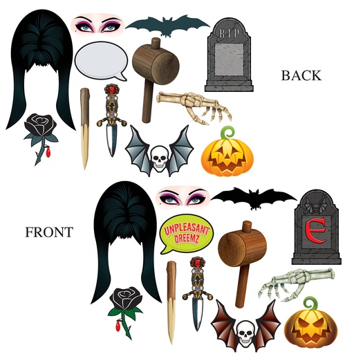 [00392] Elvira Photo Fun Signs, 40cm