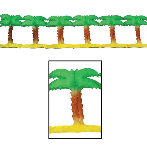 [50278] Palm Tree Garland, 22cm x 3.6m