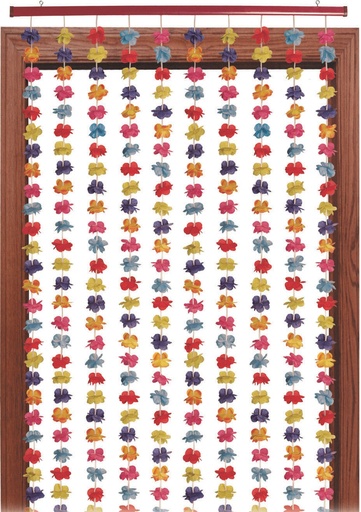 [50416] 2m x 89cm Silk 'N Petals Floral Curtain