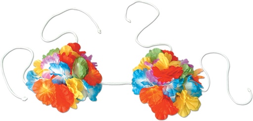 [50461] Floral Bikini Top
