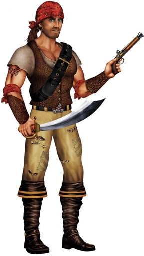 [50473] Jointed Swashbuckler, 96cm