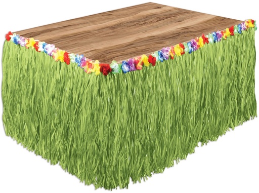 [50492-G] 2.7m x 76cm Artificial Grass Table Skirting