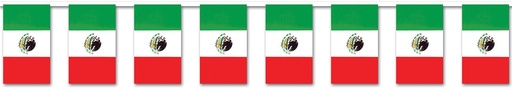 [50711] 18.2m x 43cm Outdoor Mexican Flag Banner
