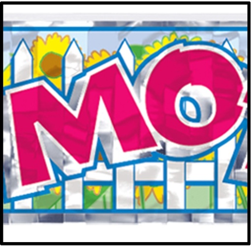 [50879] 1.5m x 20cm Metallic Mother's Day Fringe Banner