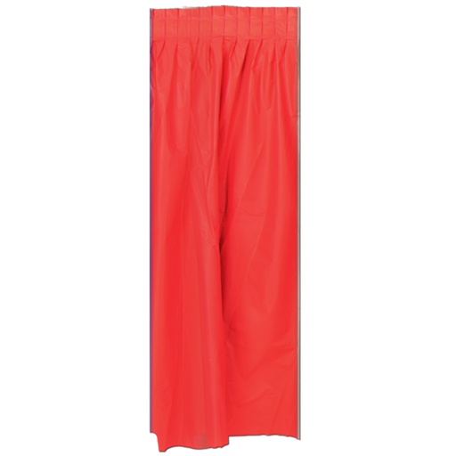 [50950-R] Plastic Table Skirting, 73cm x 4.2m
