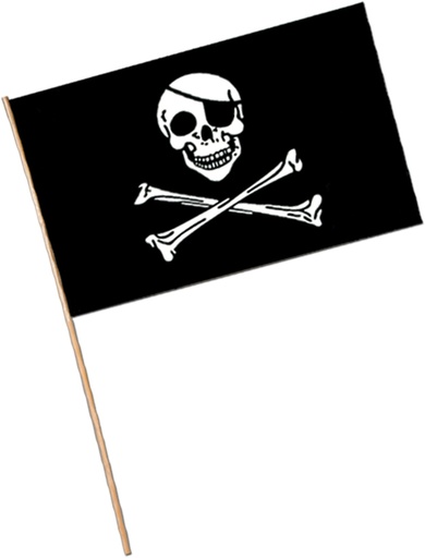 [50976] Plastic Pirate Flag, 43cm