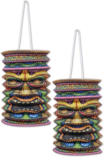 [54563] 18cm Tiki Paper Lanterns