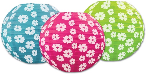 [54574] 24cm Hibiscus Paper Lanterns