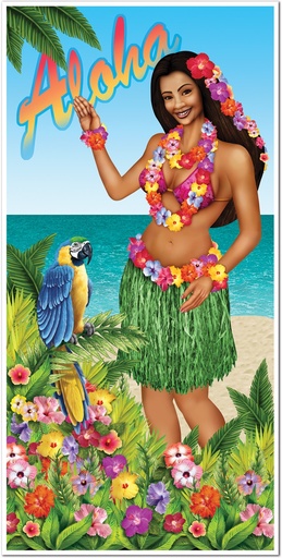[54700] 1.5m x 76cm Luau Door Cover