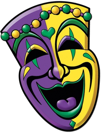 [55064] 40cm Comedy & Tragedy Face Cutouts