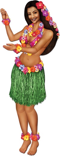 [55130] 96cm Jointed Hula Girl