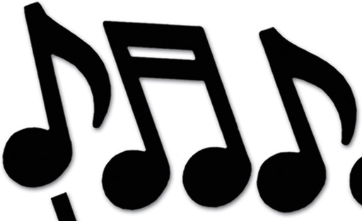 [55295] Musical Note Silhouettes, 30cm-53cm