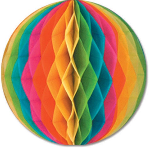 [55612-MC] 30cm Tissue Ball - Multicolour