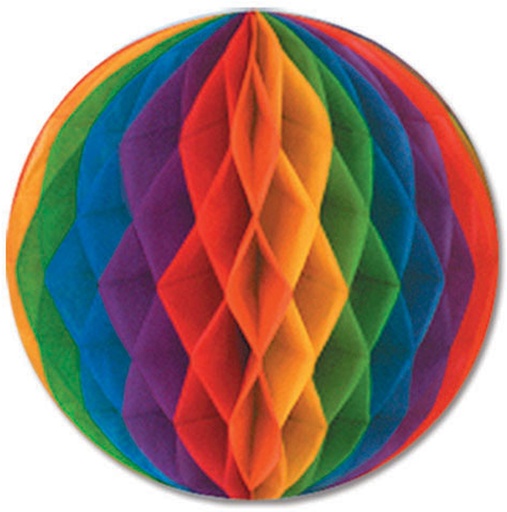 [55612-RB] 30cm Tissue Ball - Red/Blue