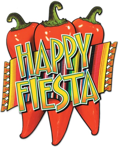 [55630] 43cm Happy Fiesta Cutout