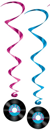[57552] 1m Rock & Roll Record Whirls