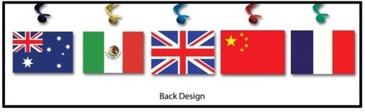 [57598] International Flag Whirls, 96.5cm