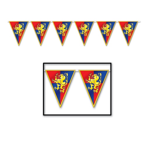 [57719] Medieval Pennant Banner
