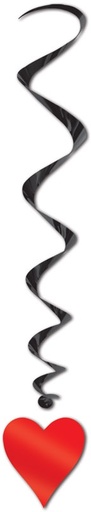 [57875] 86cm Playing Card Suit Whirls