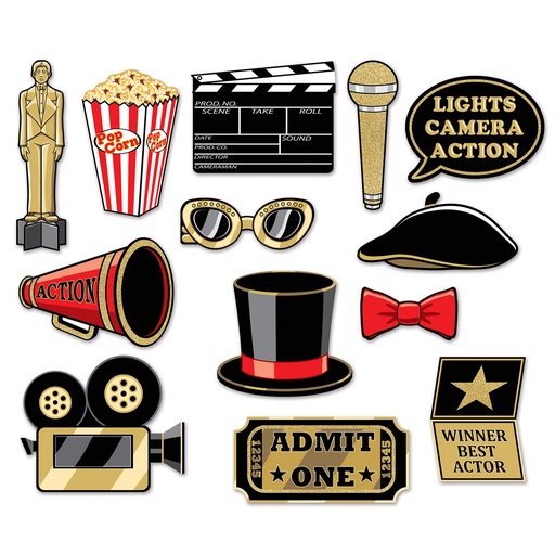 [59868] Awards Night Glittered Photo Fun Signs