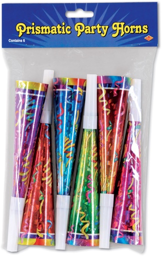 [60358] Prismatic Party Horns, 20cm