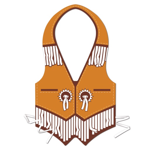 [66161] Plastic Western Vest