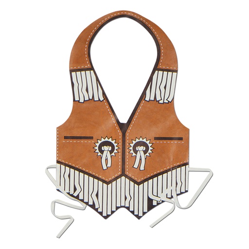 [66162] Pkgd Plastic Western Vest