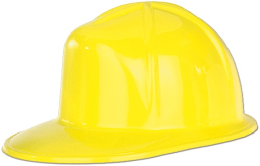 [66788-Y] Plastic Construction Helmet - Yellow