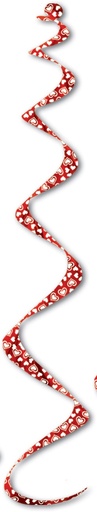 [70051] 60cm Printed Heart Twirly Whirlys