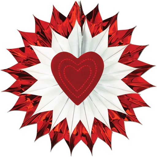 [70517] 38cm Heart Fan-Burst