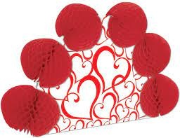 [70653] 25cm Valentine Pop-Over Centerpiece
