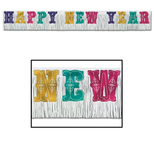 [88852-MC] Multi-color H.N.Y. Banner Lt Blue