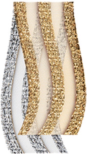 [BR018] Glittered Ribbon, 15m