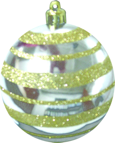 [FBCH1202G200-S] Striped Ornament, 20cm
