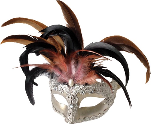 [CF007-S] Feather Mask