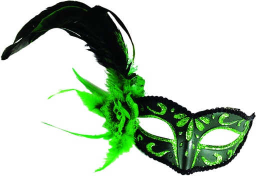 [CF009-G] Feather Mask