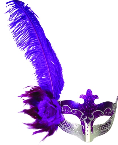 [CF012-PLS] Feather Mask