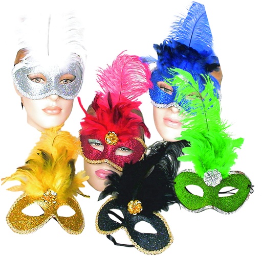 [CM209-G] Feather Mask
