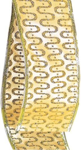 [DH040] Satin Ribbon with Glitter, 9.1m