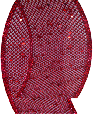 [DH090] Net Ribbon with Glitter, 9.1m