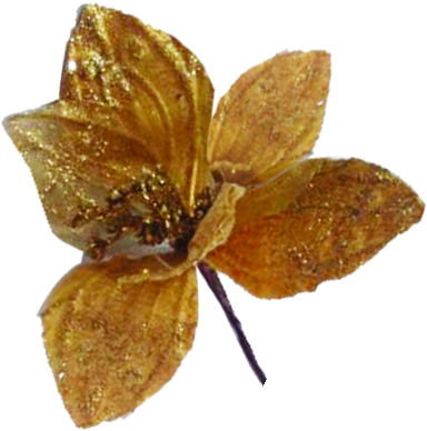 [EY026-GD] Flower, 18cm