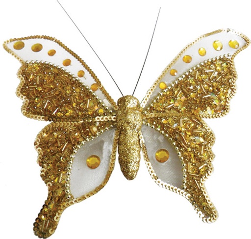 [EY029-GD] Butterfly, 13cm